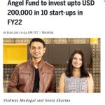 In News On Midday - Newly Launched GoodWorks Angel Fund To Invest Up To USD 200,000 in 10 Start-ups In FY22